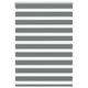 Vidaxl Zebra Roller Blind 100x150 cm Staubbreite 95,9 cm dunkelgrau