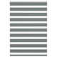 Vidaxl Zebra Roller Blind 110x150 cm Stoffbreite 105,9 cm dunkelgrau