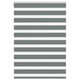Vidaxl Zebra Roller Blind 115x150 cm Stoffbreite 110,9 cm dunkelgrau