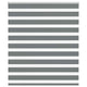 Vidaxl Zebra Roller Blind 105x150 cm Stoffbreite 100,9 cm dunkelgrau