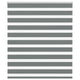 Vidaxx Zebra-Rollo 130x150 cm Stoffbreite 125,9 cm Dunkelgrau