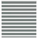 VidaXL Zebra-Rollo 145x150 cm Stoffbreite 140,9 cm Dunkelgrau