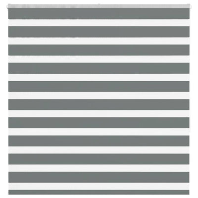 VidaXL Zebra-Rollo 150x150 cm Stoffbreite 145,9 cm Dunkelgrau