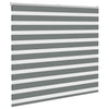 VidaXL Zebra-Rollo 155x150 cm Stoffbreite 150,9 cm Dunkelgrau