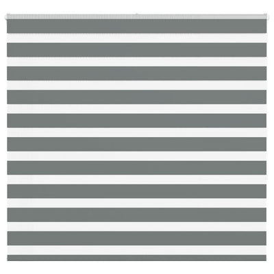 VidaXL Zebra-Rollo 160x150 cm Stoffbreite 155,9 cm Dunkelgrau