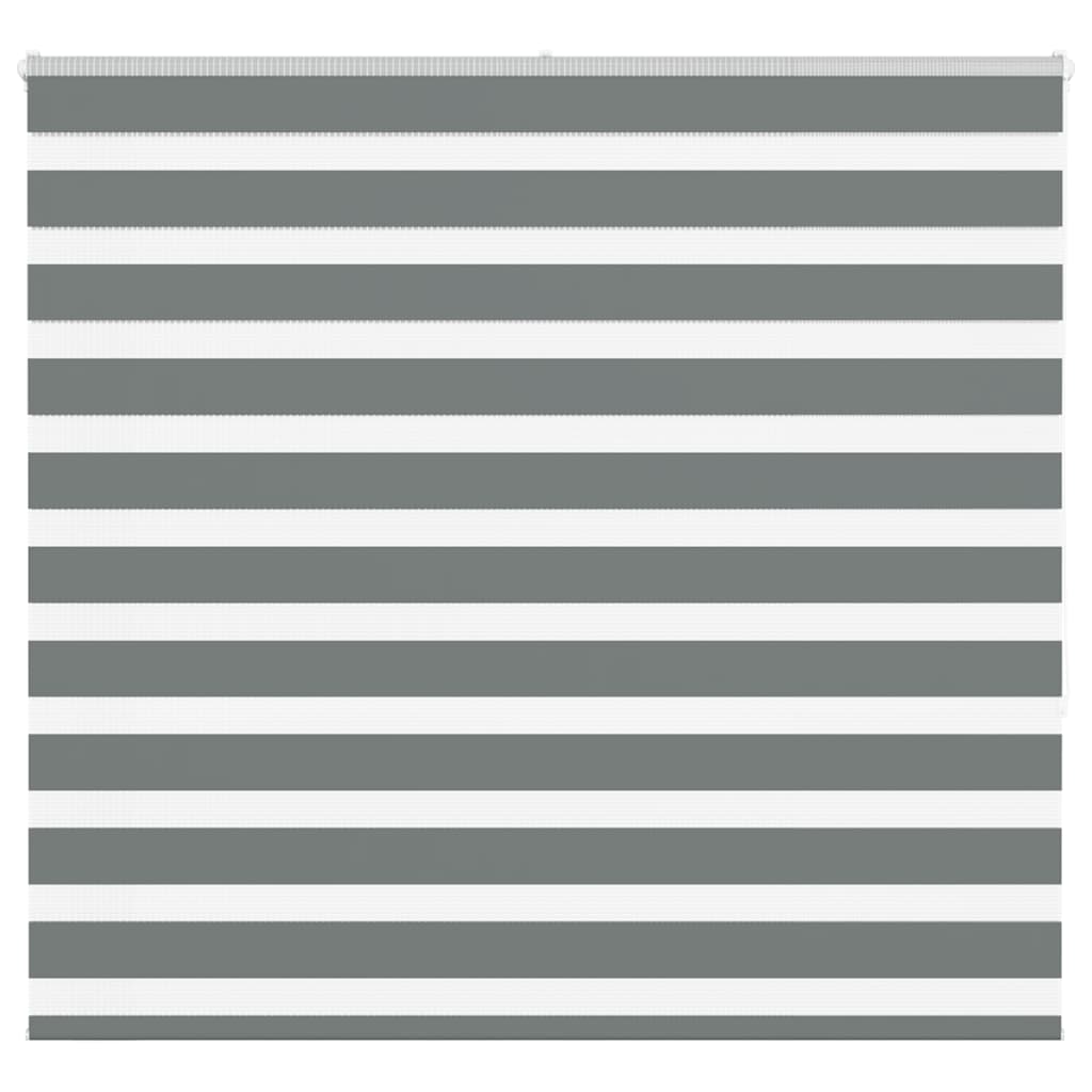 VidaXL Zebra-Rollo 165x150 cm Stoffbreite 160,9 cm Dunkelgrau