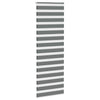 VidaXL Zebra-Rollo 85x200 cm Stoffbreite 80,9 cm Dunkelgrau