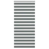 Vidaxl Zebra Roller Blind 110x200 cm Stoffbreite 105,9 cm dunkelgrau