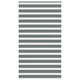 Vidaxl Zebra Roller Blind 120x200 cm Stoffbreite 115,9 cm dunkelgrau
