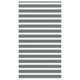Vidaxl Zebra Roller Blind 125x200 cm Stoffbreite 120,9 cm dunkelgrau