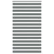 Vidaxl Zebra Roller Blind 130x200 cm Stoffbreite 125,9 cm dunkelgrau