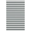 Vidaxl Zebra Roller Blind 145x200 cm Stoffbreite 140,9 cm dunkelgrau
