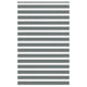 Vidaxl Zebra Roller Blind 145x200 cm Stoffbreite 140,9 cm dunkelgrau
