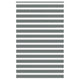 Vidaxl Zebra Roller Blind 150x200 cm Stoffbreite 145,9 cm dunkelgrau