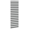 Vidaxl Zebra Roller Blind 70x230 cm Staubbreite 65,9 cm dunkelgrau