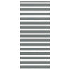 Vidaxl Zebra Roller Blind 100x230 cm Staubbreite 95,9 cm dunkelgrau