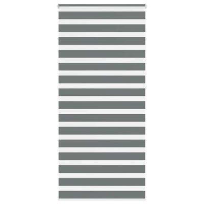 Vidaxx Zebra-Rollo 105x230 cm Stoffbreite 100,9 cm dunkelgrau
