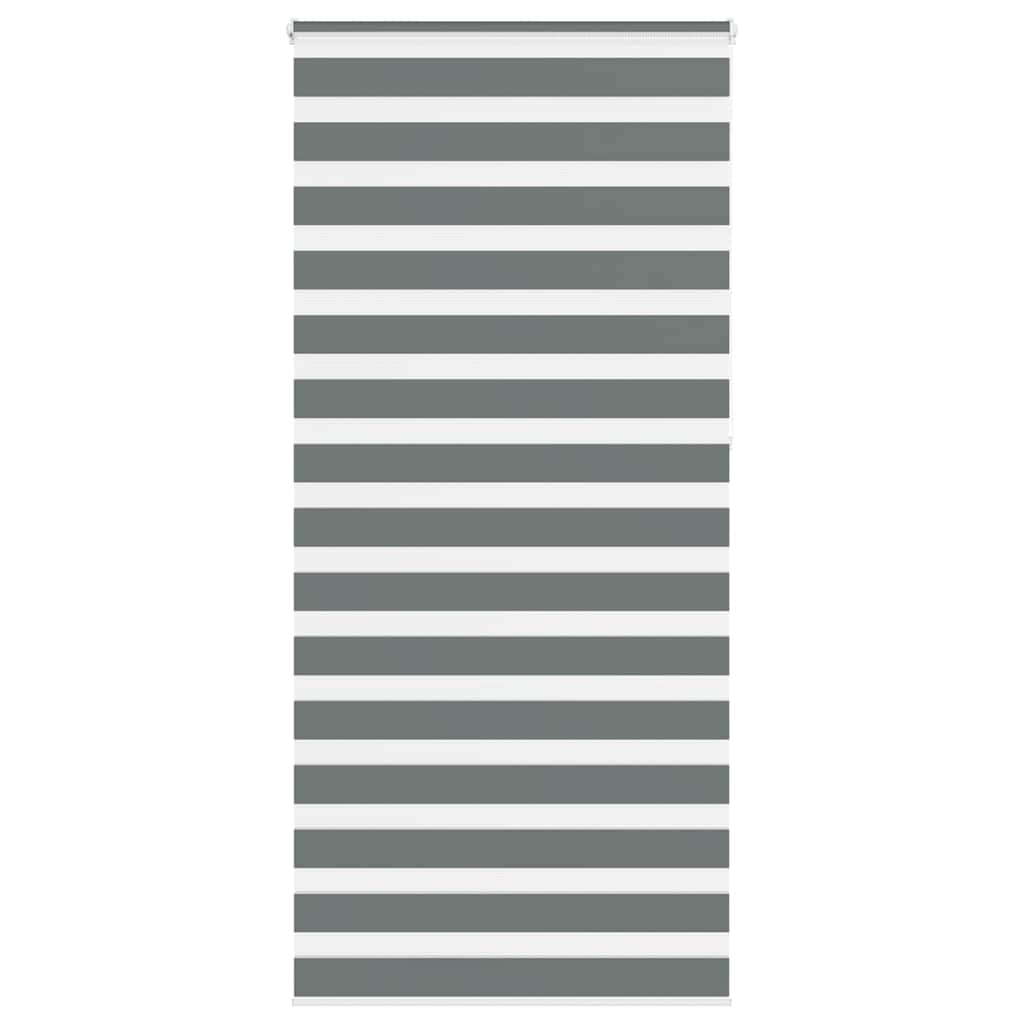 Vidaxx Zebra-Rollo 105x230 cm Stoffbreite 100,9 cm dunkelgrau