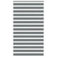 VidaXL Zebra-Rollo 130x230 cm Stoffbreite 125,9 cm Dunkelgrau