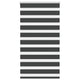 Vidaxl Zebra Roller Blind 75x100 cm Stoffbreite 70,9 cm Schwarz