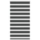 Vidaxl Zebra Roller Blind 80x100 cm Staubbreite 75,9 cm Schwarz