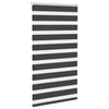 Vidaxl Zebra Roller Blind 90x100 cm Stoffbreite 85,9 cm Schwarz