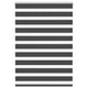 Vidaxl Zebra Roller Blind 105x100 cm Stoffbreite 100,9 cm Schwarz