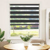Vidaxl Zebra Roller Blind 110x100 cm Stoffbreite 105,9 cm Schwarz