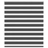 Vidaxx Zebra-Rollo 135x100 cm Stoffbreite 130,9 cm schwarz