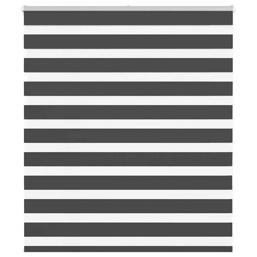 Vidaxx Zebra-Rollo 135x100 cm Stoffbreite 130,9 cm schwarz