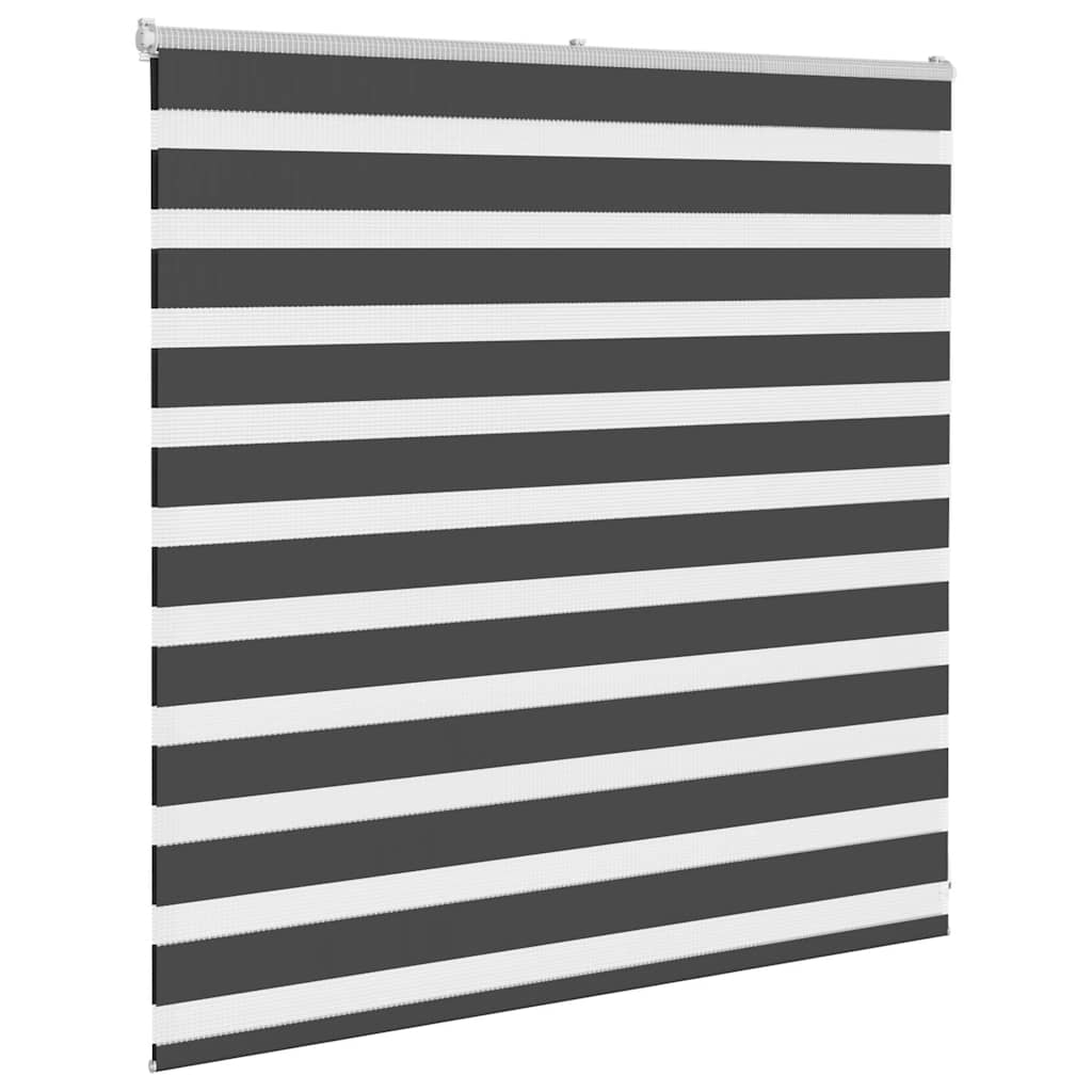 Vidaxx Zebra-Rollo 150x100 cm Stoffbreite 145,9 cm Schwarz