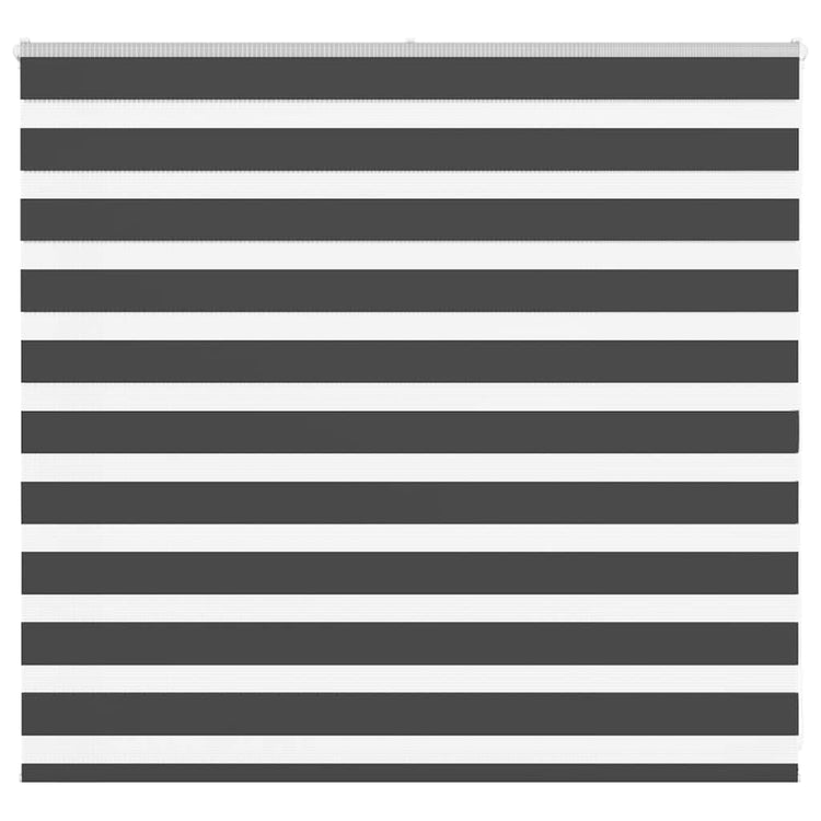 Vidaxl Zebra Roller Blind 160x100 cm Stoffbreite 155,9 cm Schwarz
