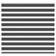 Vidaxl Zebra Roller Blind 160x100 cm Stoffbreite 155,9 cm Schwarz