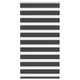 Vidaxl Zebra Roller Blind 75x150 cm Stoffbreite 70,9 cm Schwarz