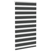 Vidaxl Zebra Roller Blind 80x150 cm Staubbreite 75,9 cm Schwarz