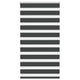 Vidaxl Zebra Roller Blind 90x150 cm Stoffbreite 85,9 cm Schwarz