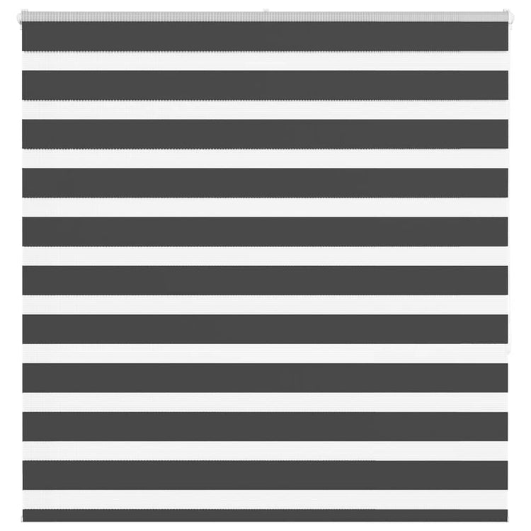 Vidaxl Zebra Roller Blind 140x150 cm Staubbreite 135,9 cm Schwarz
