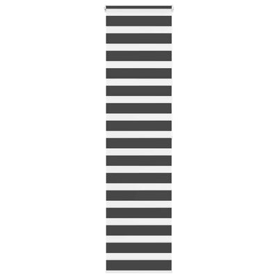 VidaXL Zebra-Rollo 60x200 cm Stoffbreite Schwarz 55,9 cm