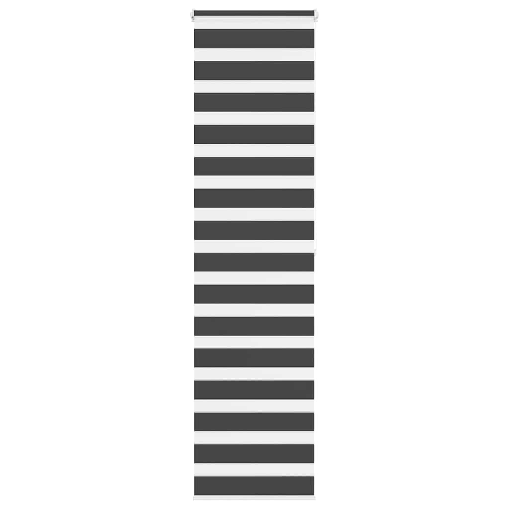 VidaXL Zebra-Rollo 60x200 cm Stoffbreite Schwarz 55,9 cm