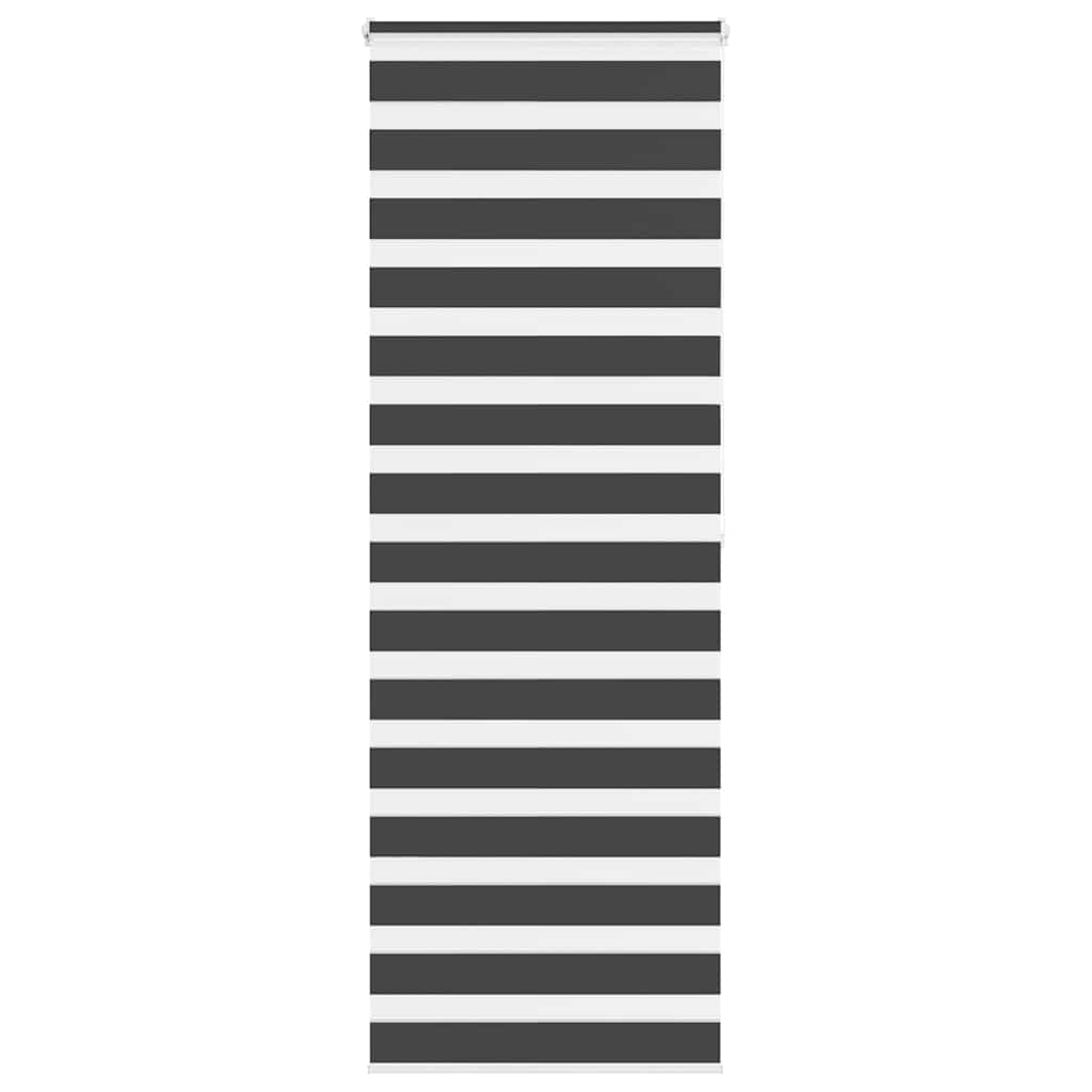 Vidaxl Zebra Roller Blind 70x200 cm Staubbreite 65,9 cm Schwarz