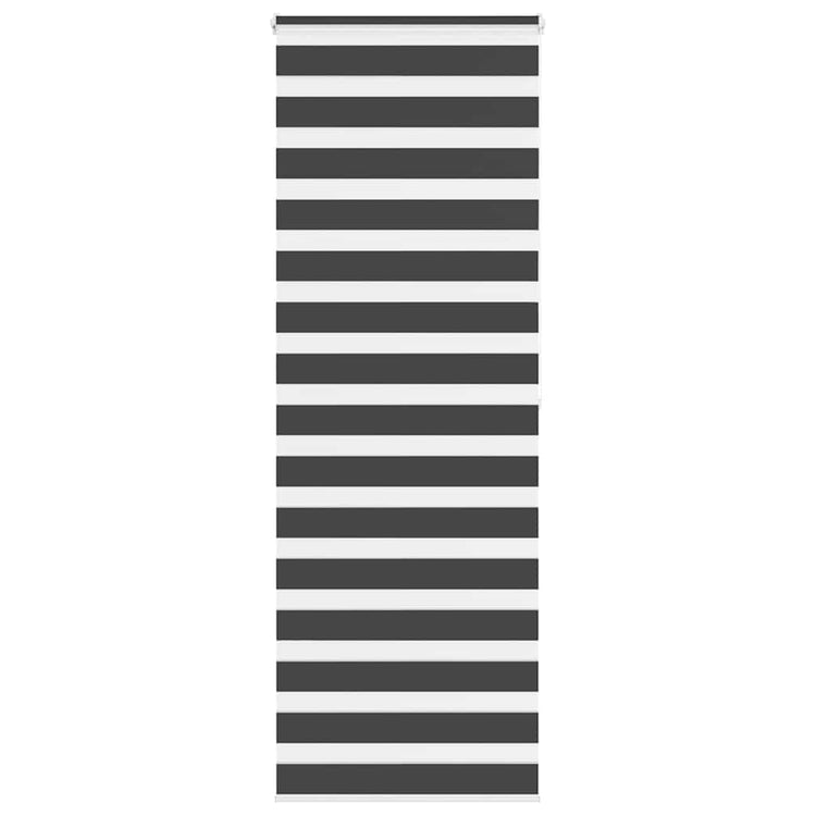 Vidaxl Zebra Roller Blind 70x200 cm Staubbreite 65,9 cm Schwarz