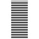 Vidaxl Zebra Roller Blind 95x200 cm Staubbreite 90,9 cm Schwarz