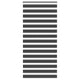 Vidaxl Zebra Roller Blind 100x200 cm Staubbreite 95,9 cm Schwarz