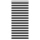 Vidaxl Zebra Roller Blind 110x200 cm Stoffbreite 105,9 cm Schwarz