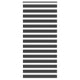 Vidaxl Zebra Roller Blind 115x200 cm Stoffbreite 110,9 cm Schwarz