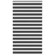 Vidaxl Zebra Roller Blind 120x200 cm Stoffbreite 115,9 cm Schwarz