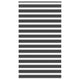 Vidaxl Zebra Roller Blind 125x200 cm Stoffbreite 120,9 cm Schwarz