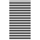 Vidaxl Zebra Roller Blind 130x200 cm Stoffbreite 125,9 cm Schwarz