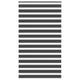 Vidaxl Zebra Roller Blind 135x200 cm Stoffbreite 130,9 cm Schwarz
