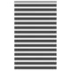 Vidaxl Zebra Roller Blind 140x200 cm Staubbreite 135,9 cm Schwarz